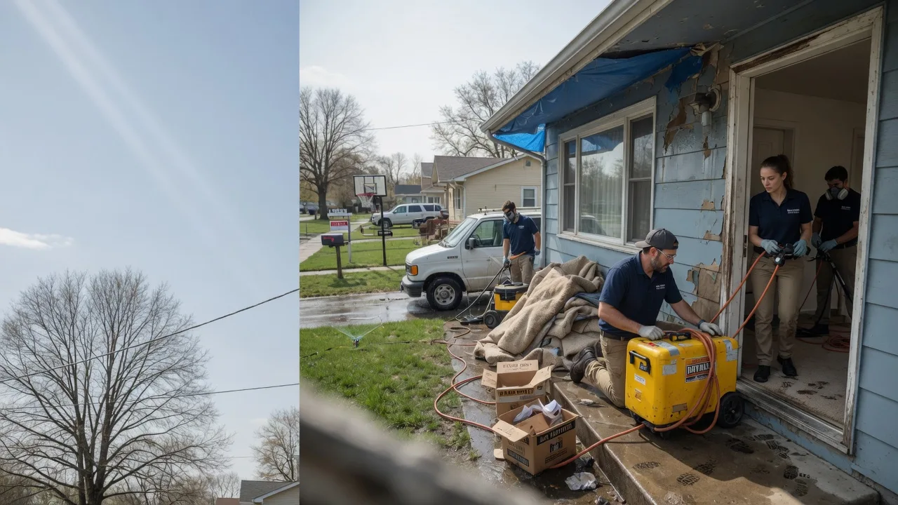 Basement Flood Cleanup in Parmelee, SD near me